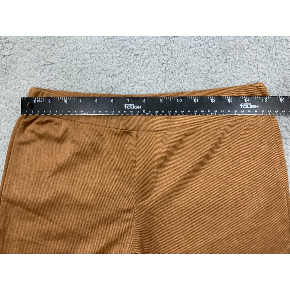 Womens Mittoshop Large (L) Brown Flare Design Pants NWT - $49 - Elastic Stretch - Picture 8 of 11